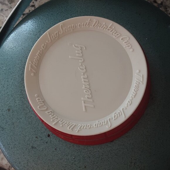 Vintage 1960's Knapp Monarch Therm A Jug Chrome Green 1 Gallon - Picture 5 of 9